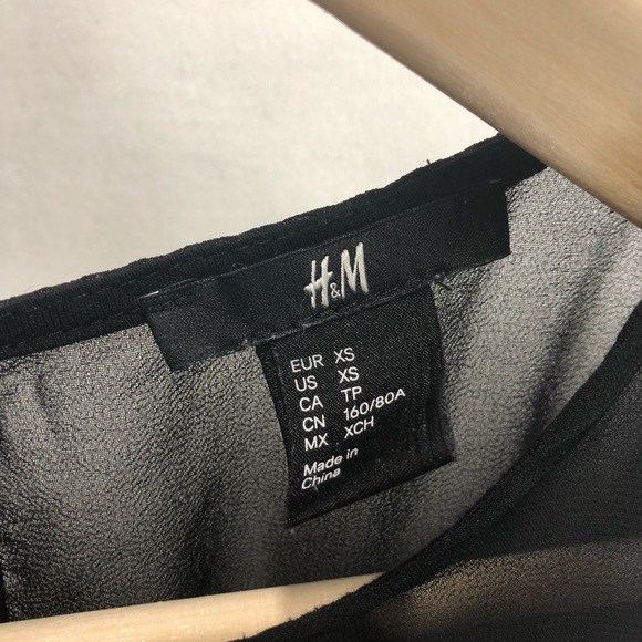 Black Tank with Mesh Top - Picture 4 of 4